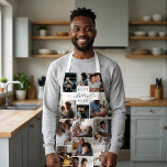 Best Father Ever Script Fathers Day Photo Collage Apron<br><div class="desc">Celebrate Father's Day with a unique and thoughtful gift that captures the heart of family memories. Our Best Father Ever Photo Collage Apron is specially designed to showcase 21 of your cherished family photos, creating a stunning visual tribute to the moments that matter most. This apron features a simple yet...</div>
