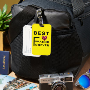 Best FATHER Forever – Luggage Tag