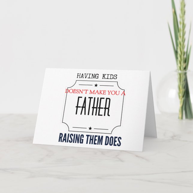 Best Fathers Day Gifts For Husband Card (Front)