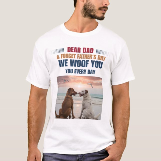 Best Father's Day T-Shirt - Dog Lover Gift (Front)