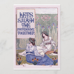 Best Feminist Friend Invitation