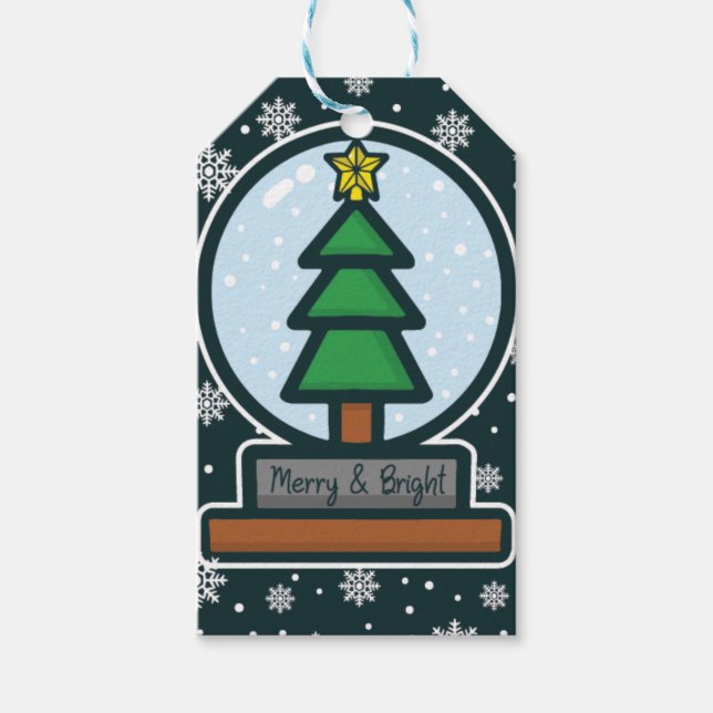 best Festive Joy Gift Tags (Front)