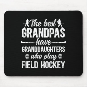 Best Field Hockey Grandpa Field Hockey Player Gran Mouse Pad