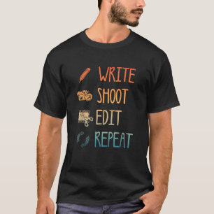 Best Film Maker Art For Men Women Filmmaker Movie T-Shirt