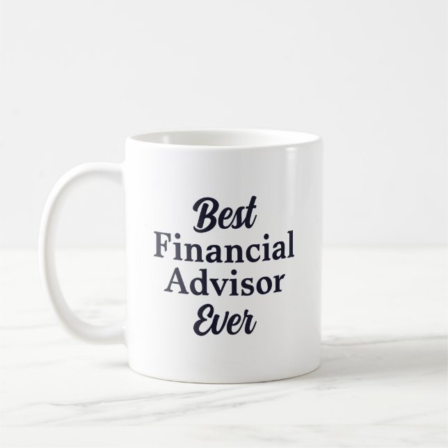Best Financial Advisor Ever Mug with Definition (Left)