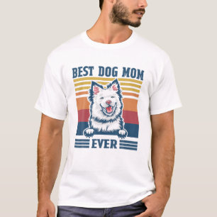 Best Finnish Lapphund Mom Ever Funny Dog Mom Mothe T-Shirt