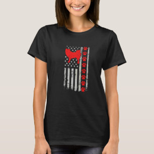 Best Firefighter Lapponian Herder Mum Dad Ever Us  T-Shirt
