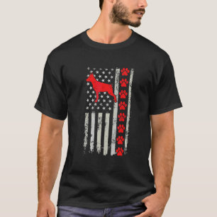 Best Firefighter Zwergpinscher Mum Dad Ever Us Fla T-Shirt