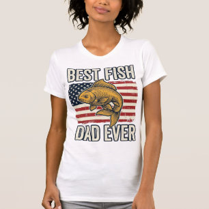 Best Fish Dad Ever Vintage Goldfish Shirt Design_1