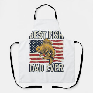 Best Fish Dad Ever Vintage Goldfish Shirt Design_1 Apron