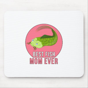 Best Fish Mum Ever Mouse Pad