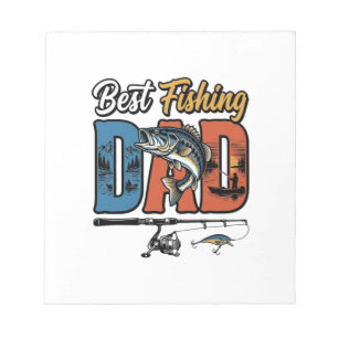 Best Fishing Dad Vintage Engraving Shirt Design_1 Notepad