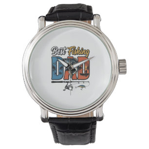 Best Fishing Dad Vintage Engraving Shirt Design_1 Watch