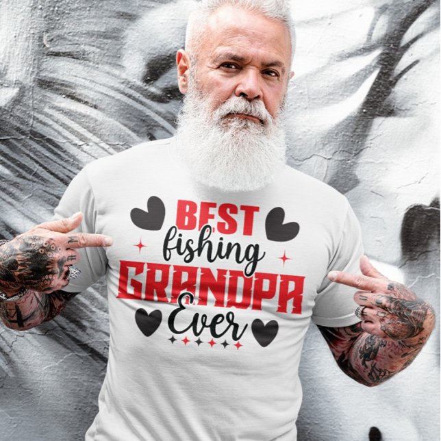 Best Fishing Grandpa Ever Father Day Fishing Lover T-Shirt (Creator Uploaded)