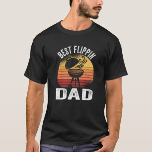Best Flippin Dad Barbecue Smoking Meat BBQ Grill G T-Shirt