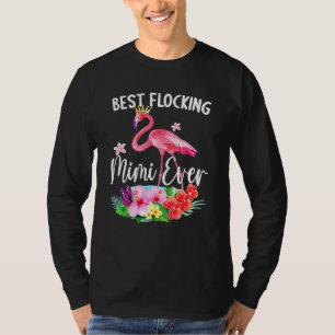 Best Flocking Mimi Ever Flamingo Fan T-Shirt