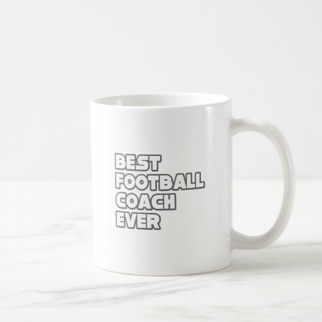 Best Football Coach Ever Coffee Mug (Right)