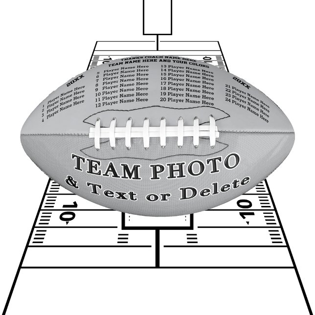 Best Football Coach Gifts, Team PHOTO and NAMES (Creator Uploaded)