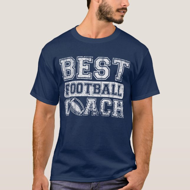 Best Football Coach T-Shirt (Front)