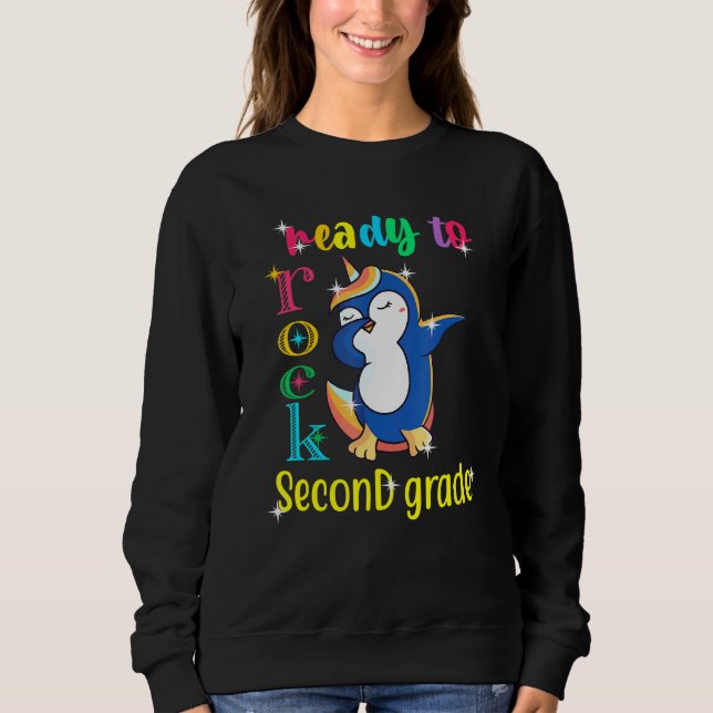 Best For 2nd Graders Second Grade Rocks 2 Sweatshirt (Front)