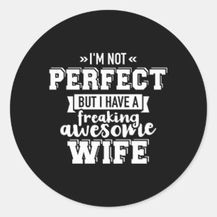 Best For Husband 'S Day Classic Round Sticker