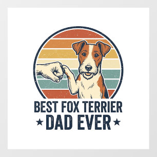 Best Fox Terrier Dad Ever Vintage Dog Lover Shirt_