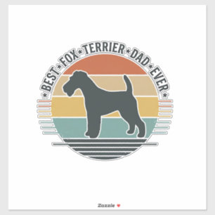 Best Fox Terrier Dad Ever Vintage Dog Shirt_1