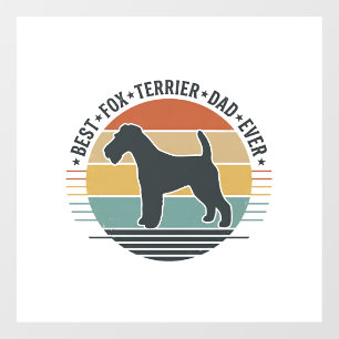 Best Fox Terrier Dad Ever Vintage Dog Shirt_1