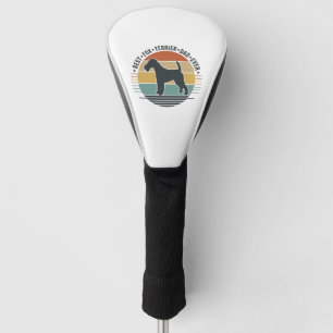 Best Fox Terrier Dad Ever Vintage Dog Shirt_1 Golf Head Cover