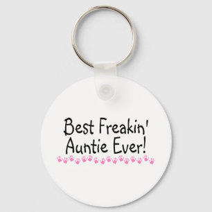 Best Freakin Auntie Every Key Ring
