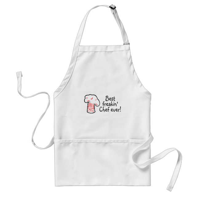 Best Freakin Chef Ever Standard Apron (Front)