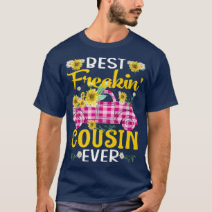 Best Freakin Cousin Ever Sunflower Truck Premium T-Shirt