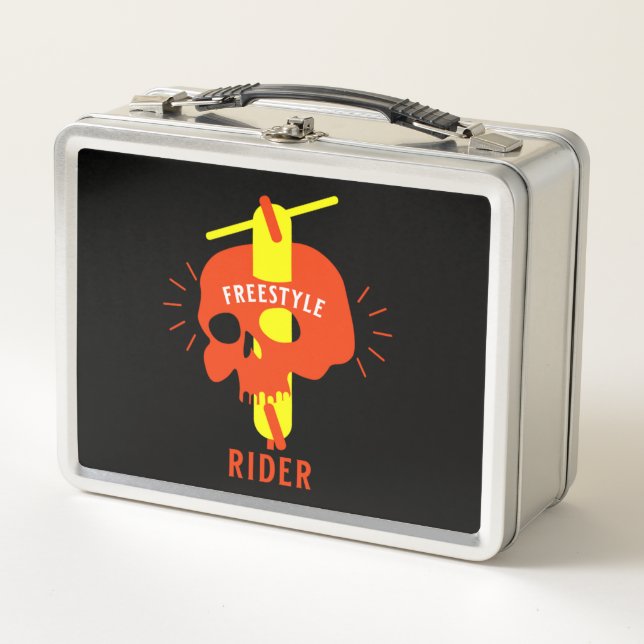 Best Freestyle Pro Scooters Metal Lunch Box (Front)