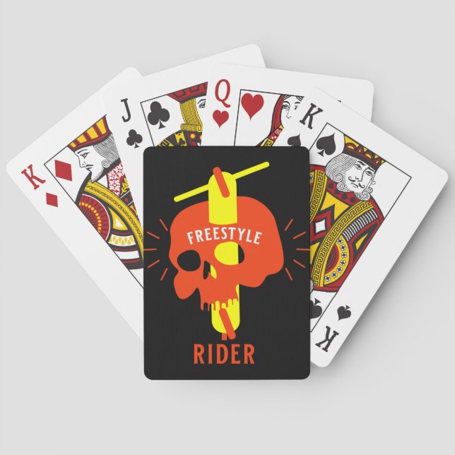 Best Freestyle Pro Scooters Playing Cards (Back)