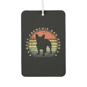 best frenchie dad ever   daddy french bulldog gift car air freshener