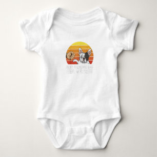 Best Frenchie Dad Ever For Bulldog Lover Daddy Dog Baby Bodysuit