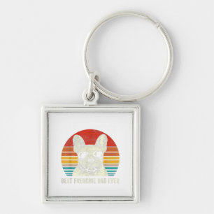 Best Frenchie Dad Ever Funny For Father Dog Lover Key Ring