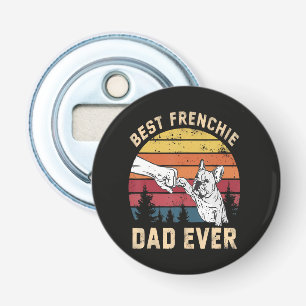 Best Frenchie Dad Ever Retro Bottle Opener