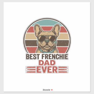 Best Frenchie Dad Ever Vintage Bulldog Shirt_1