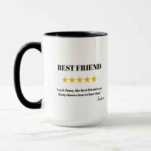 Best Friend 5 Star Review   Best Friends Gift Mug