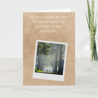 Best Friend Adventure Card Boys Biking Friendship