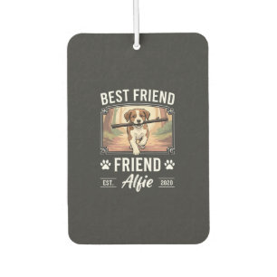 Best Friend Alfie Dog Lover Car Air Freshener