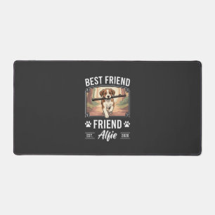 Best Friend Alfie Dog Lover Desk Mat