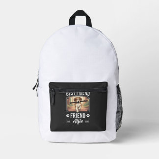 Best Friend Alfie Dog Lover Printed Backpack