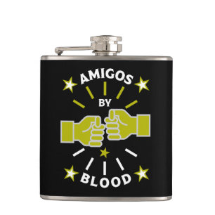 Best Friend Amigos Hip Flask