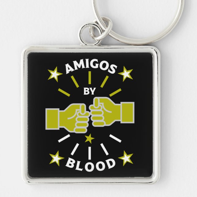 Best Friend Amigos Key Ring (Front)