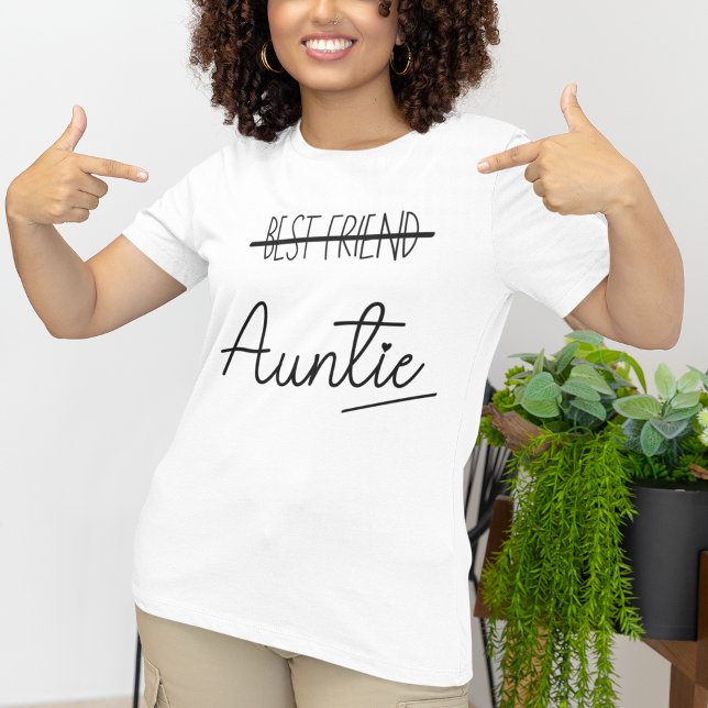 Best Friend, Auntie, Pregnancy Announcement T-Shirt (Creator Uploaded)