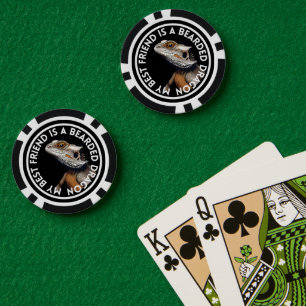 Best Friend Bearded Dragon Poker Chips