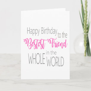 Best Friend Birthday Card