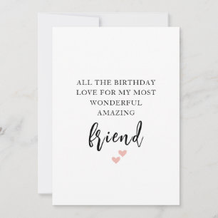 Best Friend Birthday Card